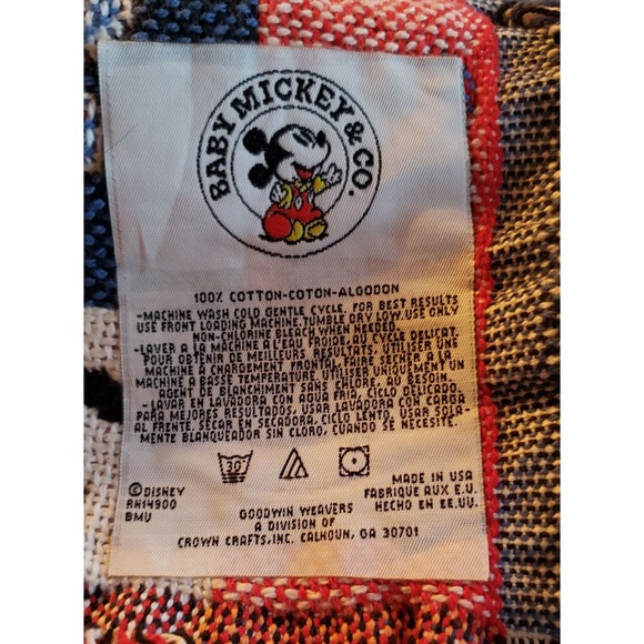 NWOT Baby Mickey & Co - Blanket Throw - Baby Disney characters with instruments! - Picture 9 of 11